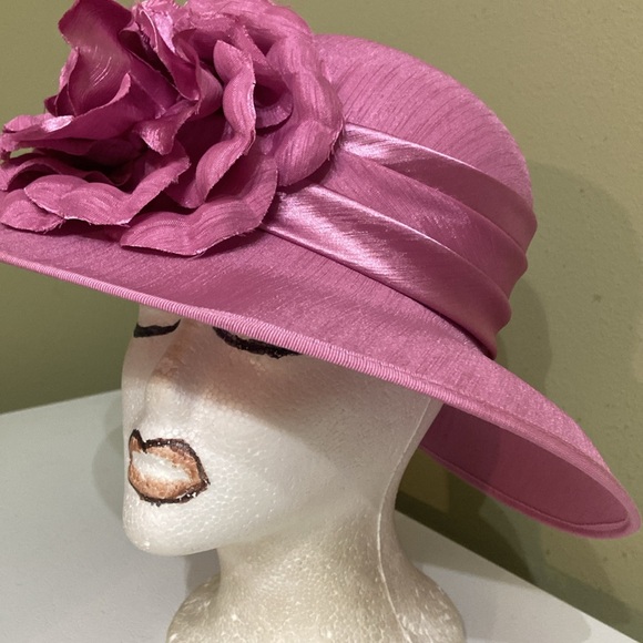 Pretty Fuchsia Dress Church Hat by Giovannio main image 10